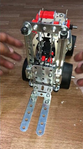 ⚙️ Building a Powerful Motorized Forklift from Nuts & Bolts! Meccano Engineering Fun #imalidotcom