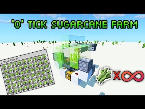 [SIMPLE] SUGARCANE FARM '0' TICK MINECRAFT 1.15