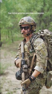 A ballistic helmet can do more than protect your head.