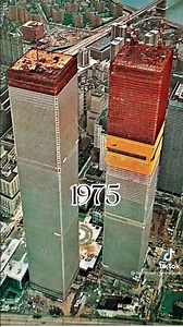 Twin Towers through the years/building process #twintowers #newyork #life