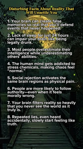 Disturbing Facts About Reality That Will Unsettle You
