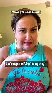 Let’s stop glorifying “being busy”! PUTTING THIS OUT THERE in hopes that this will change with more balance and self care ❤️ What are your tools for making more time for yourself. OTHER than getting up earlier ha! How do you ensure you don't overcommit and listen to what your body mind soul need in order to feel well balanced? Please share! ⬇️ ------------ [Visual description: Melissa Yingst sits in a vertical frame. Her bright blue tank top reads “yo te cielo”.] “Wow, you’re so busy!” I must sa