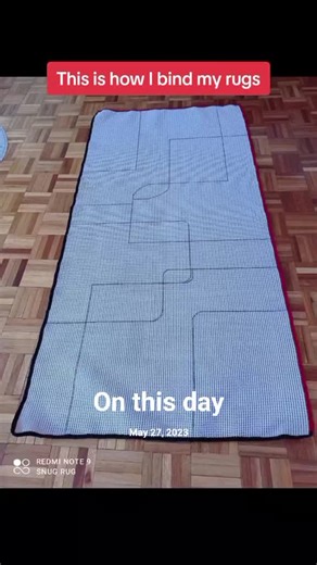 How to Bind Rugs with Crochet Technique