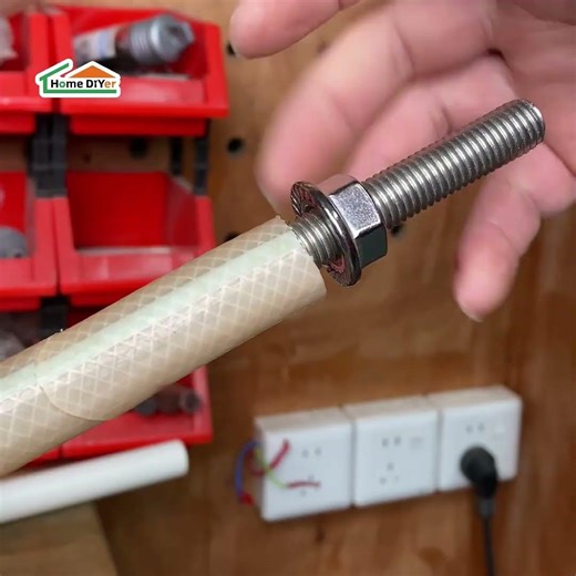 Make your own expansion anchors using water pipes. #diytips #diy #tips101 #tools #tools4life #tips