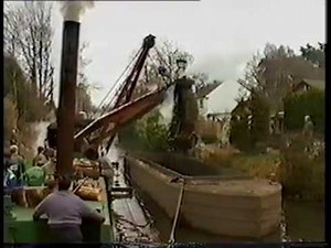 Dredging Operations on the Basingstoke Canal, including the Perseverance dredger, 1993