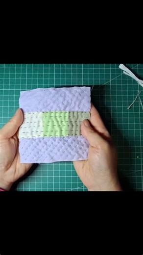 Slow stitching with me#slowstitching #handsewing