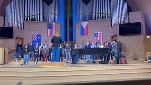 We're warming up for Saturday! Hope to see you all there for this beautiful, heart-centered concert. Get your tickets now before they go up in price at the door. https://resoundingachord.org/2025/09/29/resounding-achord-many-hearts-one-voice/ | Resounding Achord