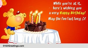 Interactive Birthday Wish!