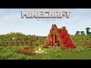Minecraft : How to build a TENT - Minecraft : TENT TUTORIAL