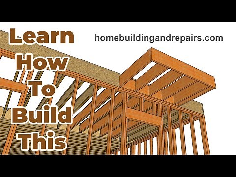 Balcony And Stair Framing For Two Story House With Engineered And Construction Standard Lumber