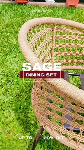 If your current dining set up isn't giving this.... we need to talk. The Sage Set turns everyday meals into moments worth slowing down for. Call or visit our showroom to order: Ruiru 📞 254 116 337757 📍 Along Kamiti Road #fyp #outdoorfurniture #homedecor #outdoors #diningtable