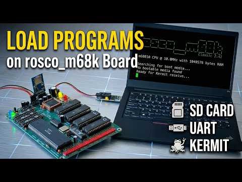 How to Run Software on Rosco m68k: SD Card, Linux & Windows via UART