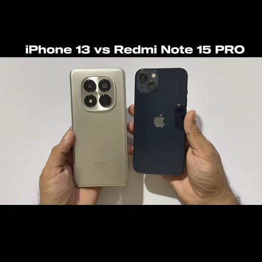 Redmi Note 15 PRO vs IPHONE 13 PUBGMOBILE TEST