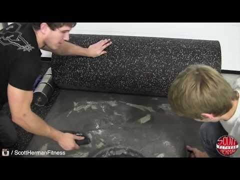 How To Glue Rubber Flooring. Gym / Studio Building Tips!