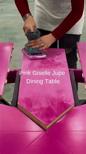 Designing For A Cure: Pink Jupe Table