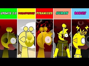 Sprunki Wenda Treatment But Parasprunki Vs Pyramixed Vs Babies Retake Vs Human In Incredibox Sprunki