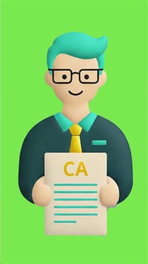 💼 CA Pop Green Screen Animation – 3D Neumorphic Icon 🎉