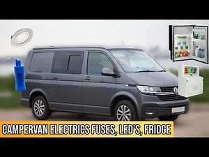 VW Transporter T6.1 Camper Conversion - Ep 14 Electrics Pt3 LED's & Appliances