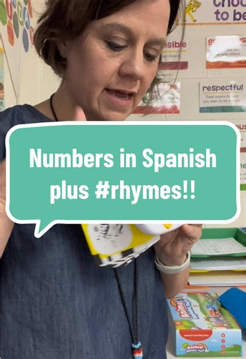 Fun Number Rhymes in Spanish for Kindergarten Math