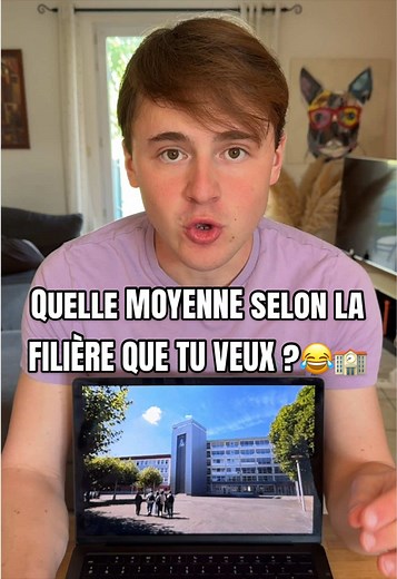Quelle moyenne au collège pour chaque filière au lycée ?