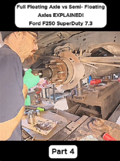 Full Floating Axle vs Semi- Floating Axles EXPLAINED! Ford F250 SuperDuty 7.3#mechanics #error404 #error #autorepairshop #infinite #enginebuild #remove #terrible #auto #rebuild #carfix #autocar #service #usa🇺🇸