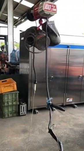 20220609 KITO キトー EDH10ST 電動ウインチ 携帯式100V100kg 吊上げ チェーンブロック ホイスト クレーン ウインチ建設ガレージ 倉庫