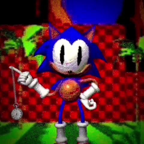 Hypnotic Sonic Edit Rewrites with Motion Blur Effects