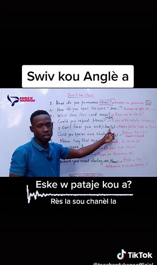 come to learn #English. Improve your #pronunciation with me