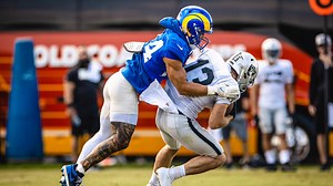 Highlights: Rams & Raiders prepare for preseason matchup at joint practices