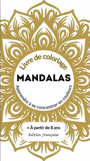 🎨 Livre de mandalas à imprimer pour enfants | Calme, concentration et créativité