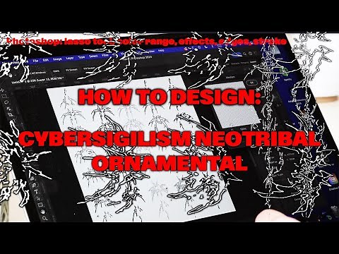 How to design: CYBERSIGILISM NEOTRIBAL ORNAMENTAL Tattoo