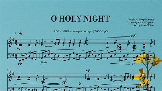 O Holy Night Piano Tutorial for Beginners