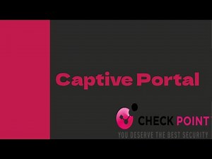 Captive Portal in Checkpoint 1530