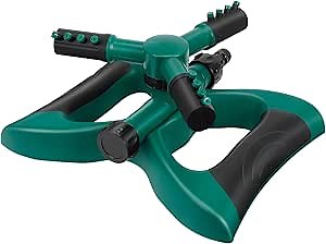 Sprinkler for Yard, Rotating Water Garden Sprinkler for Large Area Coverage, Lawn and Yard Sprinklers