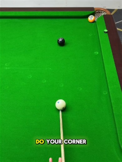 The dirty little secret to never missing your corner banks again! #8ballpool #billiards #billiardsskills #trickshot
