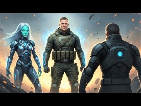 Human Pulls Alien Girl From A Bioflare Surge, Then The Surge Curves Back Toward Human