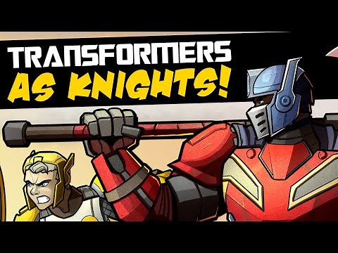 Drawing TRANSFORMERS as MEDIEVAL KNIGHTS