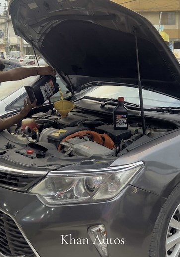 Amsoil Signature 5w-30 in 400k driven Toyota Camry | Whatsapp for online deliveries 0333-5123540 #amsoil #distributor #khanautos #toyota #camry