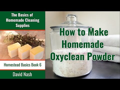 How to Make Homemade Oxyclean Powder | Color Safe Bleach for Pennies