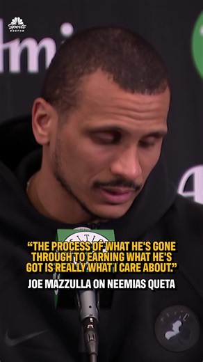 Joe Mazzulla Praises Neemias Queta's Work Ethic