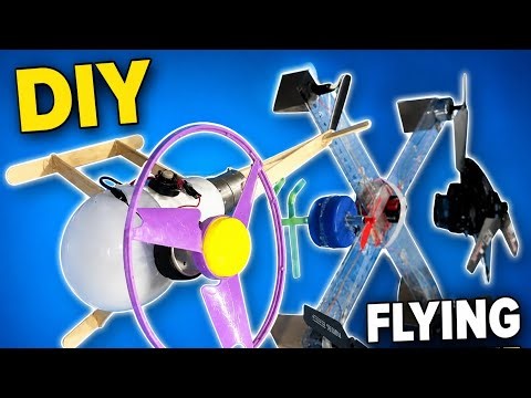 Amazing DIY Flying Machine Test 🚁 | Homemade Mini Helicopter