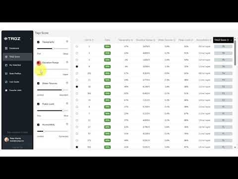TAGZ Tutorial #4 — TAGZ Score Explained: Terrain, Water, and Access
