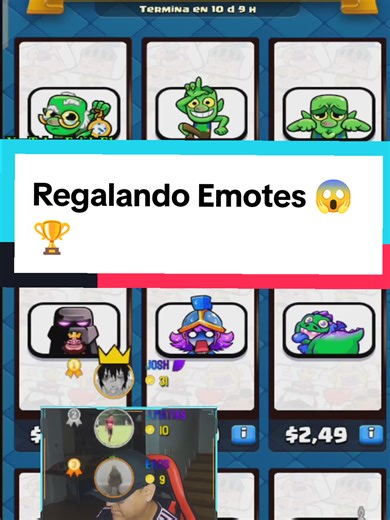✅ Regalando emotes en torneo para los seguidores 😱🎁🏆 #clashroyale #parati #torneosclashroyale #emotesclashroyale #LIVEIncentiveProgram