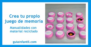 Juego de memoria. Manualidades con material reciclado