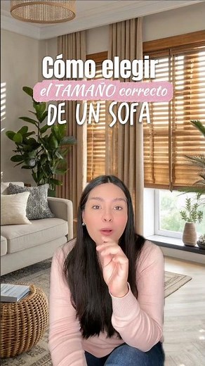 How to choose the size of a sofa for small spaces 🛋️✨ #home