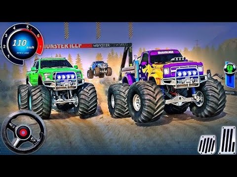 4x4 Offroad Truck Driving Simulator - 4x4 Monster Truck Stunts & Offroad Racing - Android Gameplay