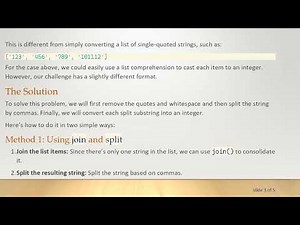 How to Create a List of int from a List of a Single-Quoted String of Ints in Python