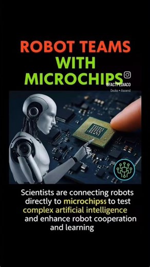 Robots powered by microchips💡#futurescience #scienceexplained #shorts