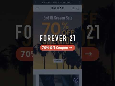 70% Off Forever 21 Promo Code | Verified & Working September 2025