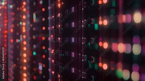 background financial data visualization graphics and infographics, illustrating market trends, Stock Video